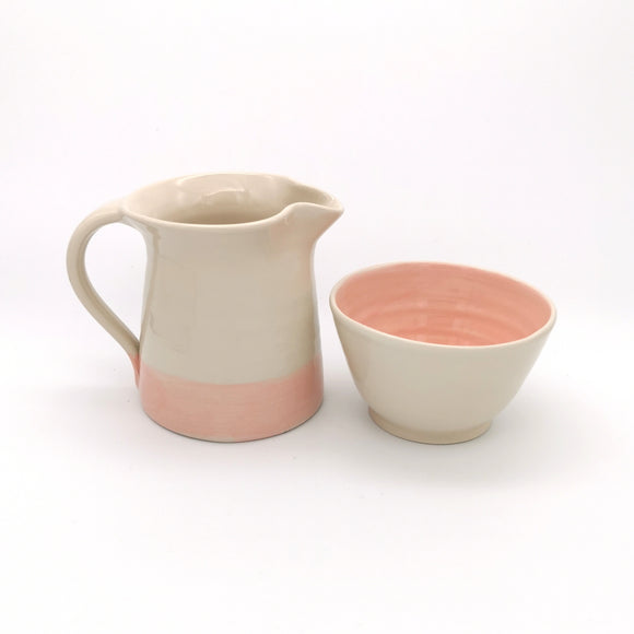Jug & Sugar Bowl Giftset - Pink